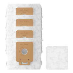 NILFISK Sacs aspirateur - Lot de 4 / 1 pré-filtre - 128389642