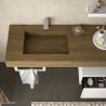 Plan COMPAKT 46 - 1 vasque standard intégrée - 600 à 2500 mm, 5 finitions