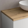 Plan de toilette 35 mm Chêne Montana - 1100 et 1300 mm