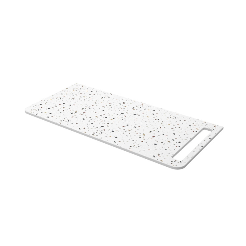 Plan de toilette UNIIQ pour vasque à poser et porte-serviette - 690 et 890 mm, 3 finitions
