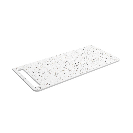 Plan de toilette UNIIQ pour vasque à poser et porte-serviette - 990 et 1290 mm, droite ou gauche, 3 finitions