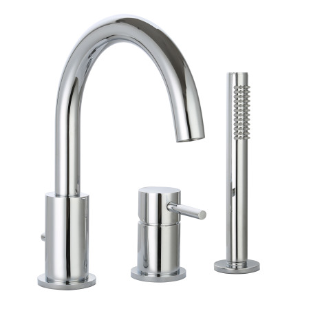 Mitigeur bain-douche 3 trous avec bec sur table COX / ORTENCE