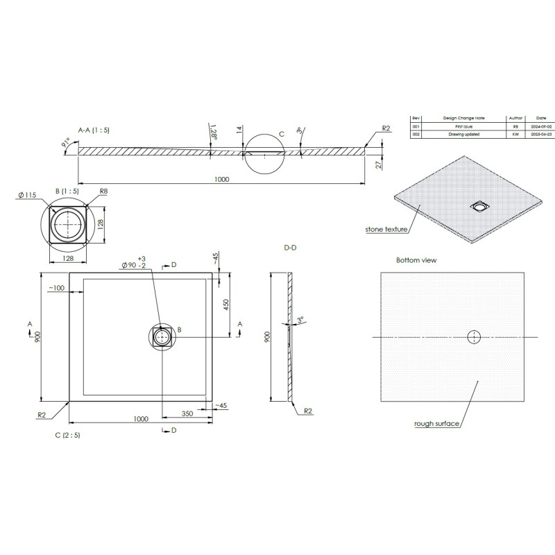 100×90 cm