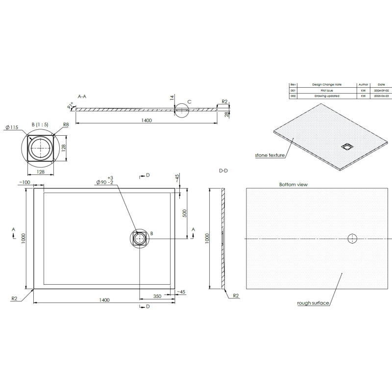 140×100 cm