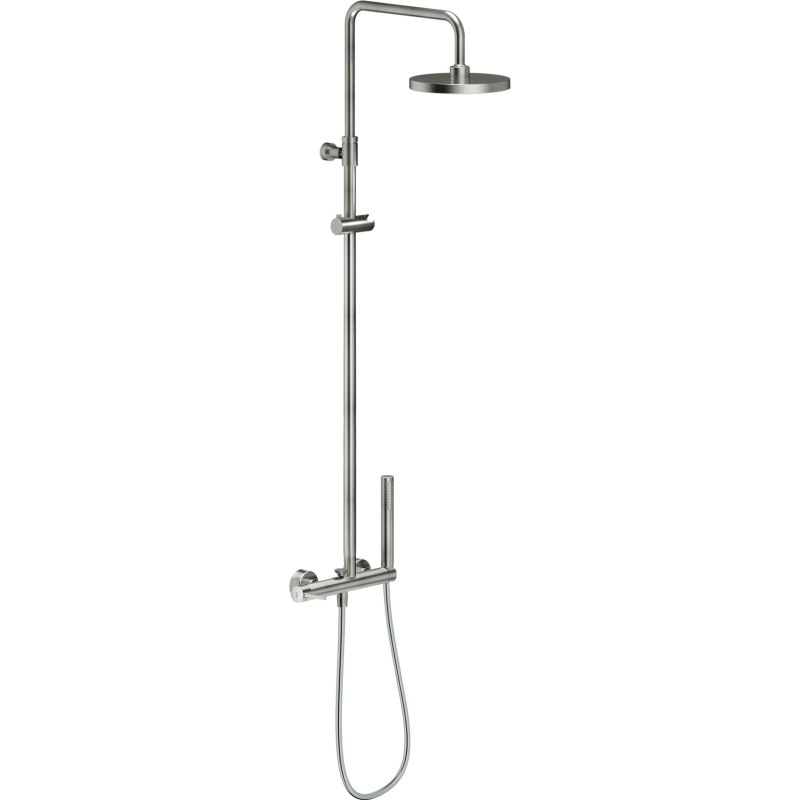 Télescopique · Inox brossé