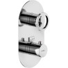 Façade thermostatique à encastrer 1-2 voies série SOLE