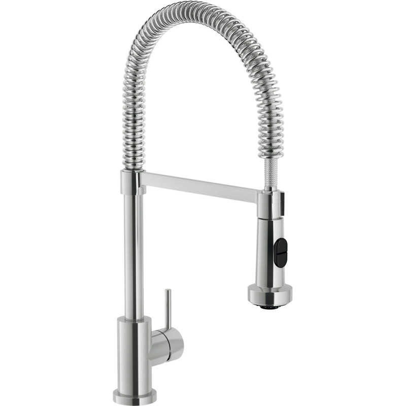 Avec douchette 2 jets, réf. LV00300/3 · Inox brossé