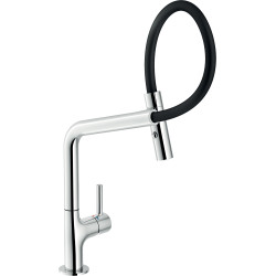 Mitigeur évier avec douchette 2 jets LAMP