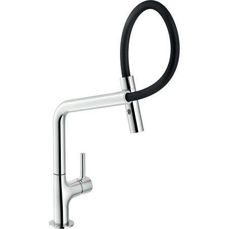Mitigeur évier avec douchette 2 jets LAMP