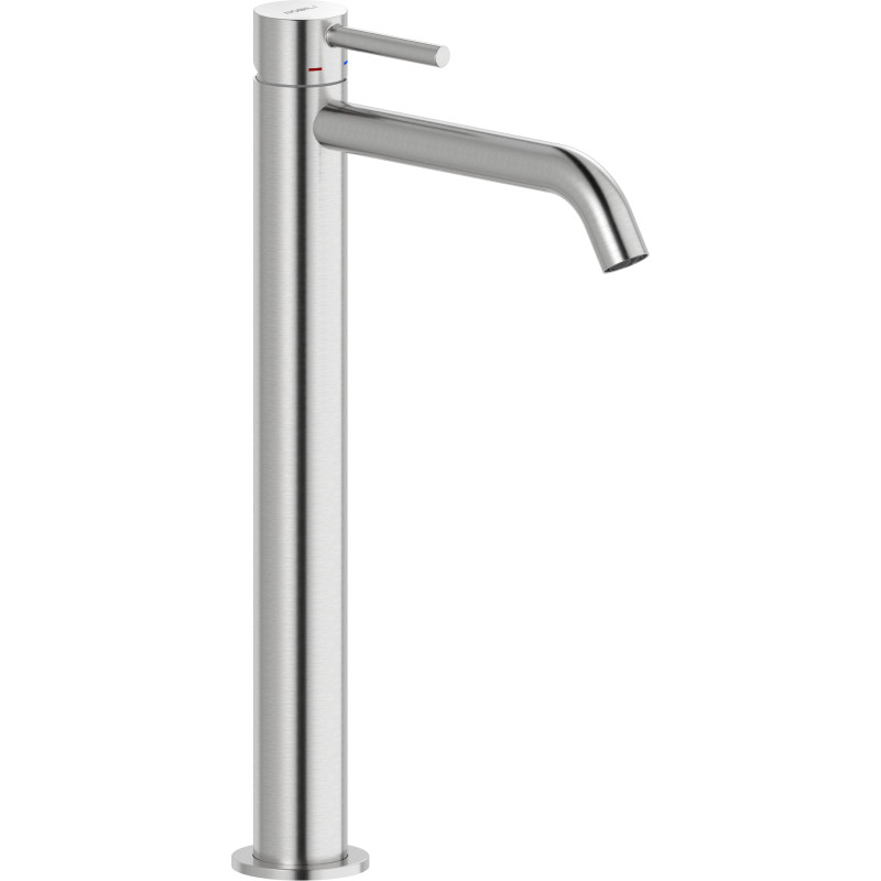 Corps haut avec vidage push 1''1/4 · Inox brossé
