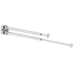 Porte serviette double barres extensible PLUS