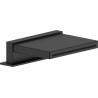Bec pour baignoire sur gorge noir mat