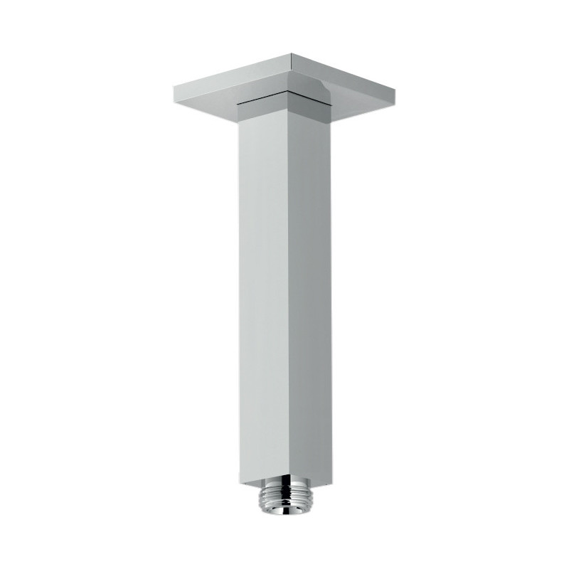 Bras de douche carré pour plafond 150 mm chrome - réf. AD138/65CR