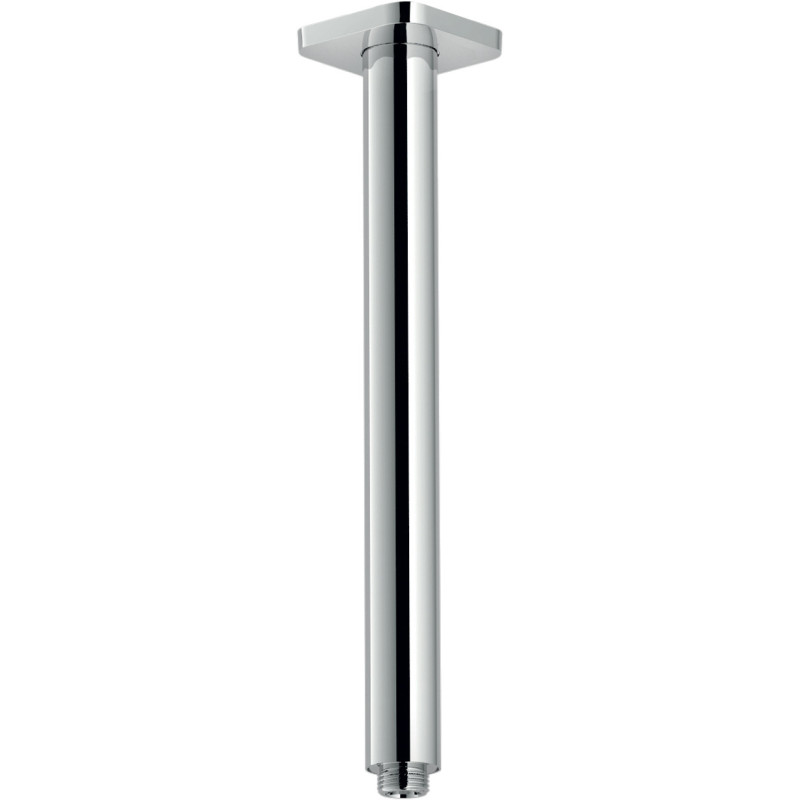 Bras de douche carré pour plafond 300 mm chrome