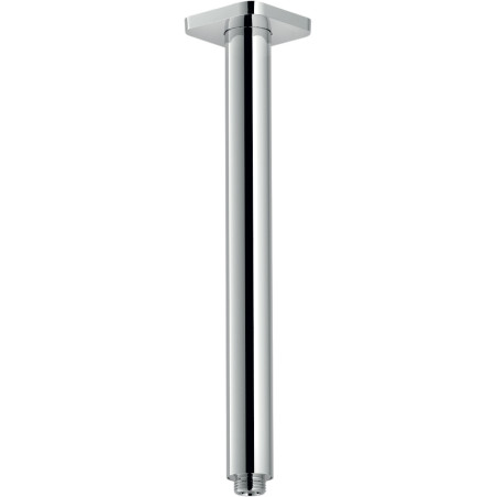Bras de douche carré pour plafond 300 mm chrome