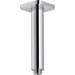 Bras de douche carré pour plafond 150 mm chrome - réf. AD138/61CR