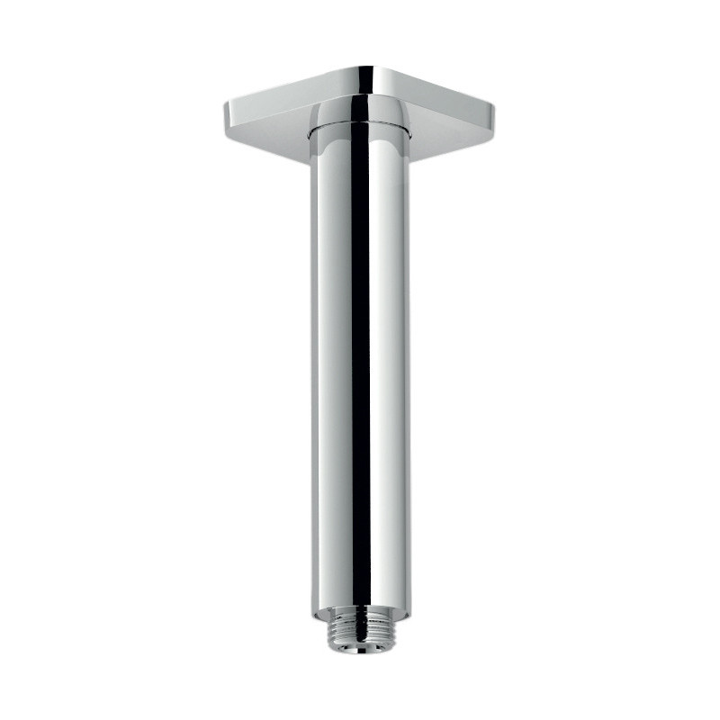 Bras de douche carré pour plafond 150 mm chrome - réf. AD138/61CR