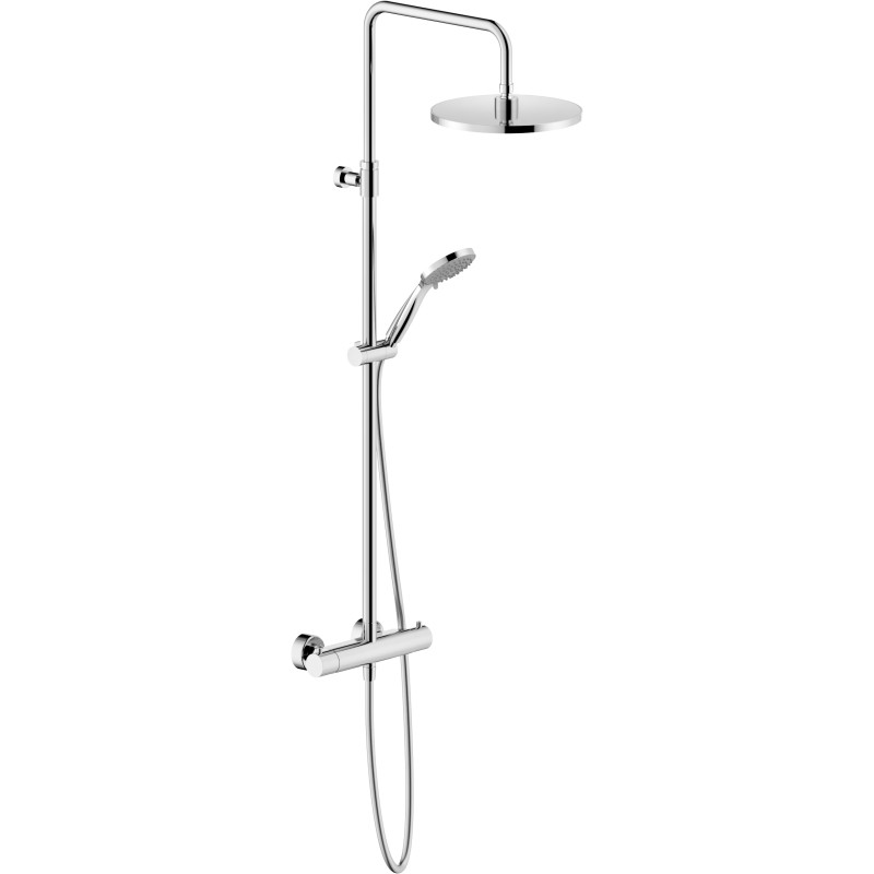 Colonne de douche thermostatique COOL body pomme de tête Ø 250 douchette 3 jets série TONDA