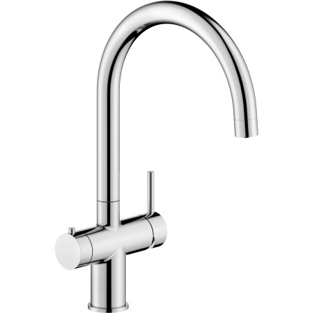 Corps mitigeur évier 5 voies avec aérateur DUAL-FLOW chrome