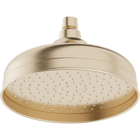 Douche de tête 1 voie Ø 200 miel brossé pvd