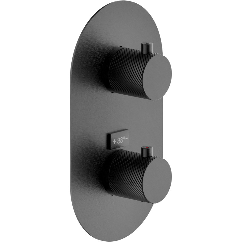 Graphite brossé PVD
