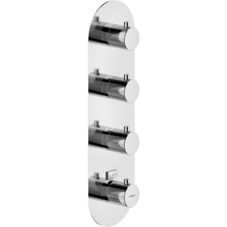 Façade thermostatique poignée Ø 40 avec 3 et 4 voies
