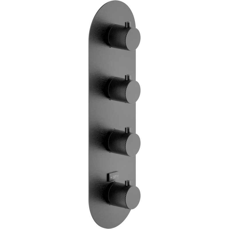 Graphite brossé PVD