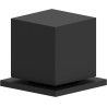 Inverseur pour baignoire 2 voies carré noir mat
