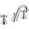 Mélangeur lavabo 3 trous avec vidage GRAZIA chrome - réf. GRC5011/1CR