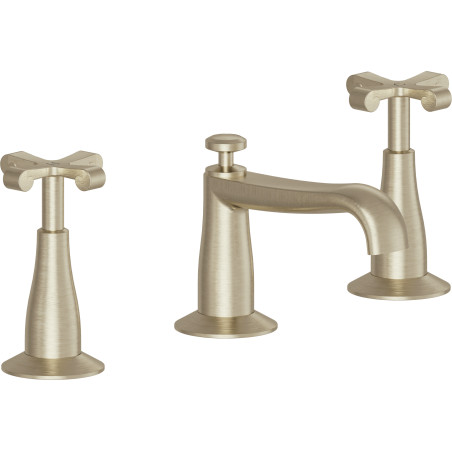 Mélangeur lavabo 3 trous CARLOS PRIMERO miel brossé pvd - réf. CP211/1CGP