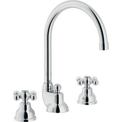Mélangeur lavabo 3 trous avec vidage GRAZIA chrome - réf. GRC5012/1CR