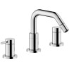 Mitigeur bidet 3 trous avec vidage push