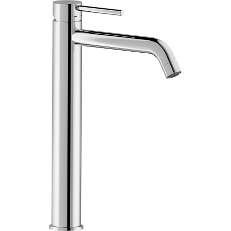 Mitigeur lavabo corps haut avec vidage 1''1/4 push