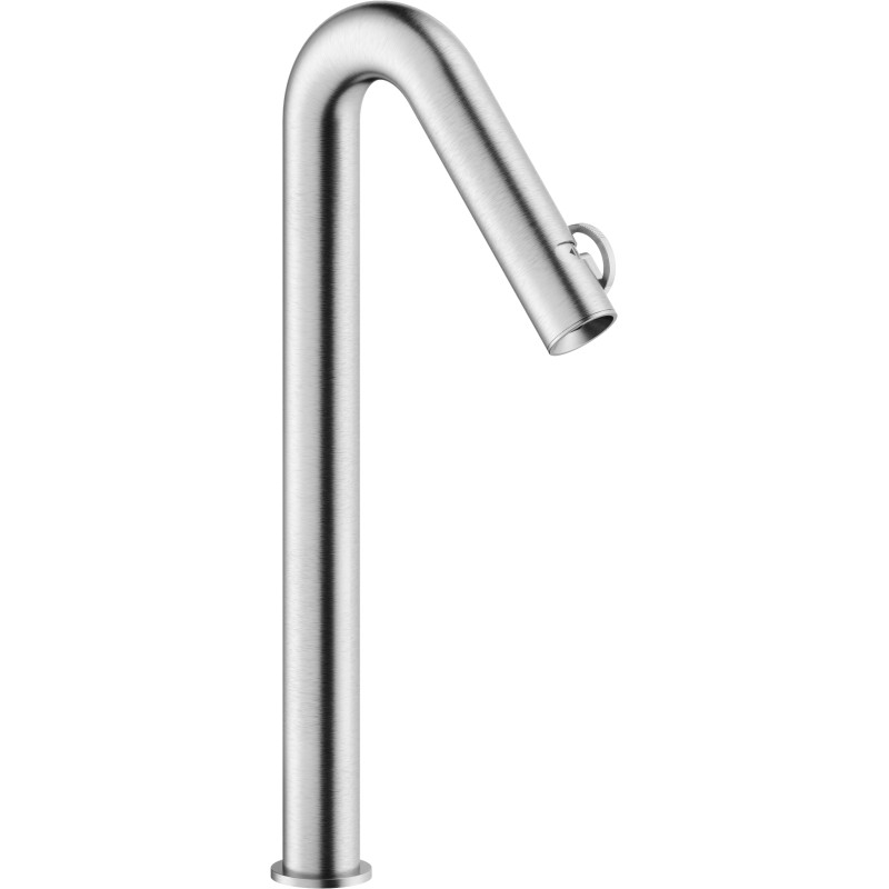 Avec vidage push 1"1/4 · Inox brossé