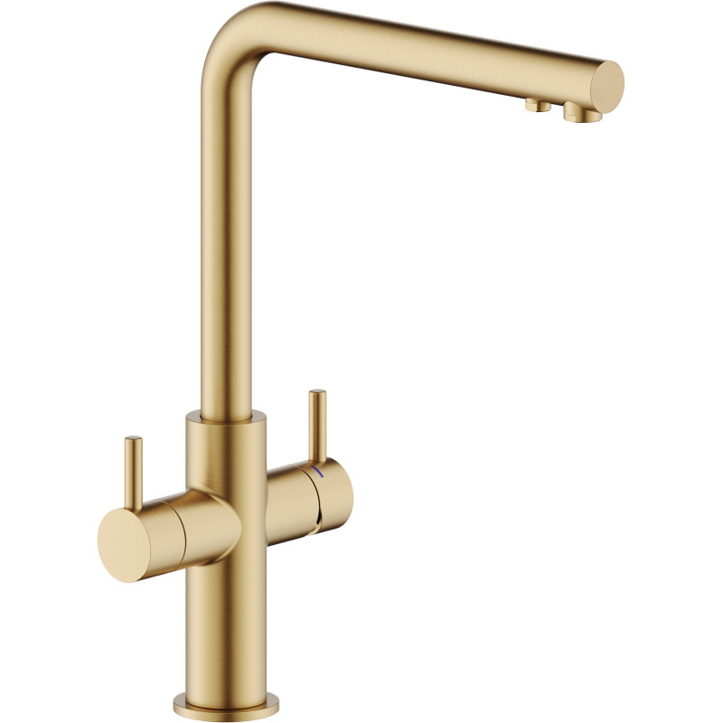 Mitigeur évier eau filtrée ambre brossé pvd