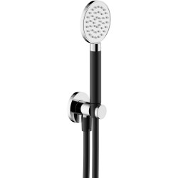 Set de douche complet avec prise d'eau ronde