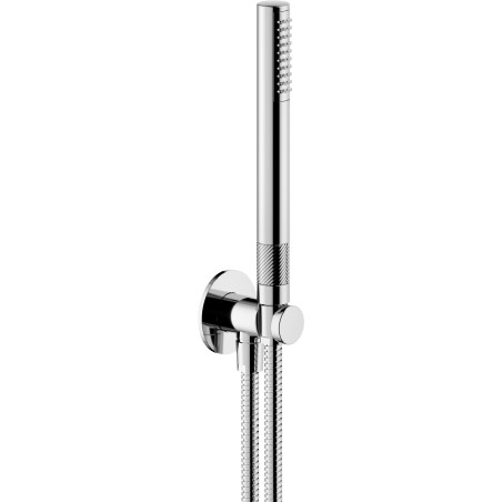 Set de douche complet avec pris d'eau et douchette monojet
