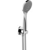 Set de douche complet avec prise d'eau ronde avec douchette 3 jets Ø 100
