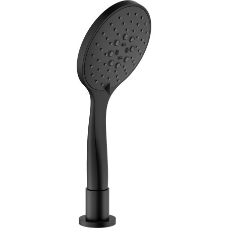 Support douchette pour baignoire noir mat