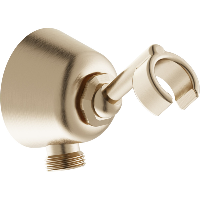 Support pour douche à encastrer miel brossé pvd