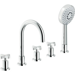 Batterie 5 trous bord baignoire LIRA