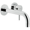Façade mitigeur lavabo encastré avec rosaces LIVE