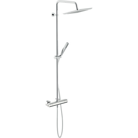 Colonne de douche thermostatique SEVEN douche de tête 245x245