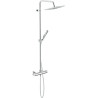 Colonne de douche thermostatique SEVEN douche de tête 245x245