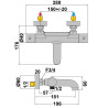 Mitigeur bain-douche thermostatique COX / ORTENCE