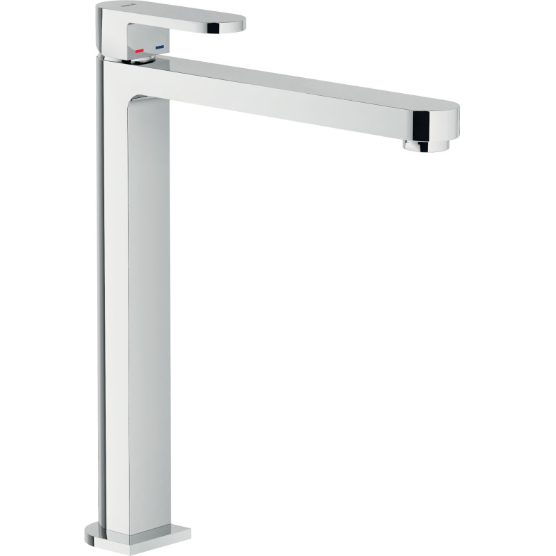 Mitigeur lavabo rehaussé avec vidage push UP
