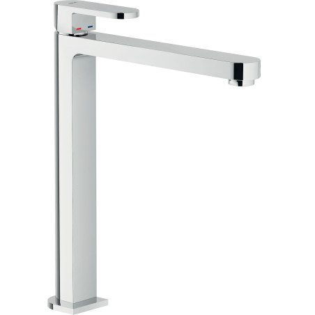 Mitigeur lavabo rehaussé avec vidage push UP