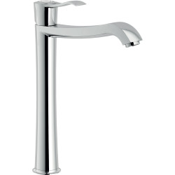 Mitigeur lavabo rehaussé avec vidage push SOFÌ chromé