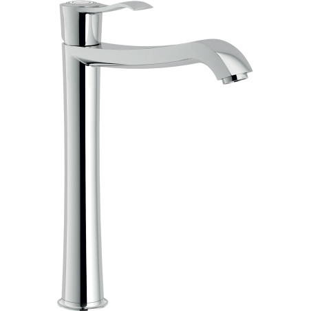 Mitigeur lavabo rehaussé avec vidage push SOFÌ chromé