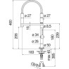 Schéma technique - Mitigeur évier avec ressort MOVE